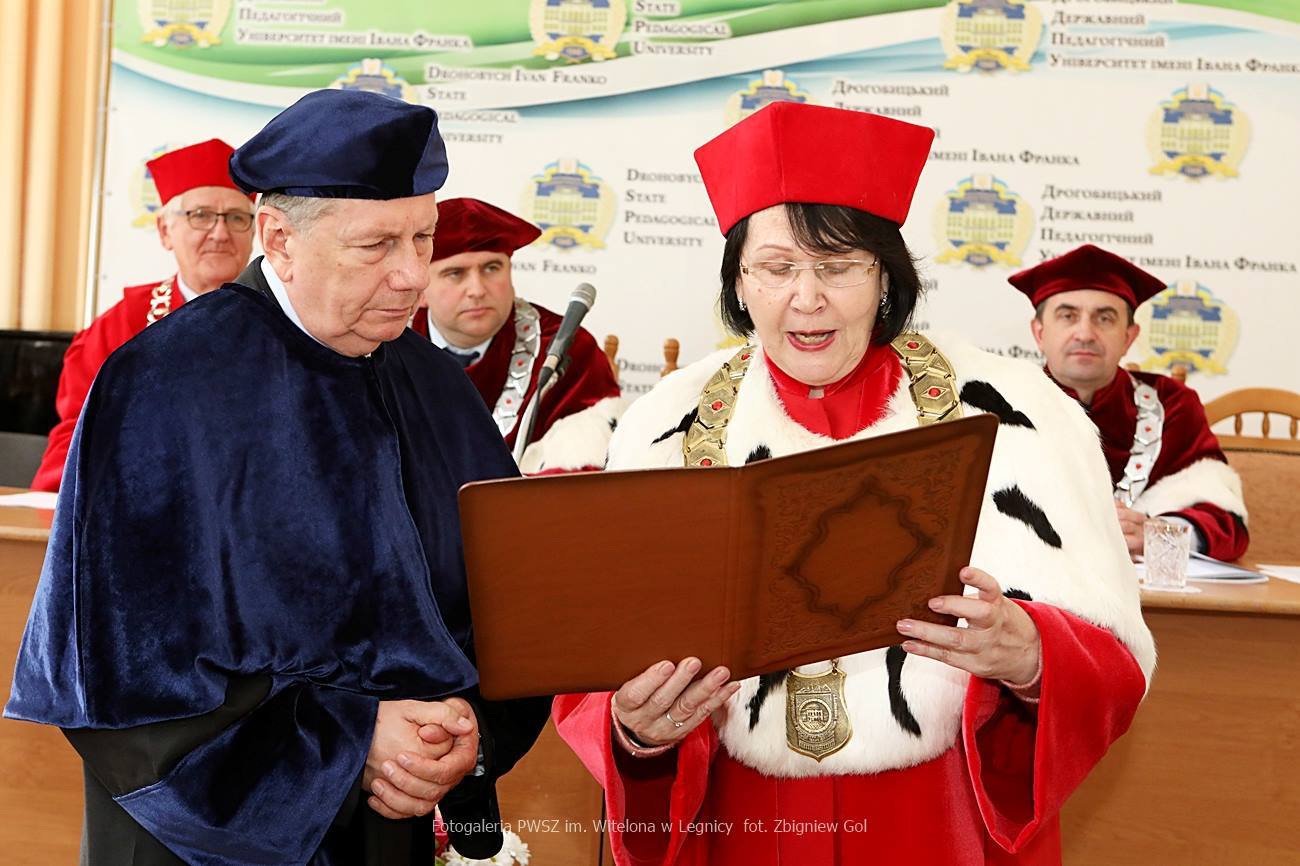 Rektor PWSZ wyróżniony w Drohobyczu