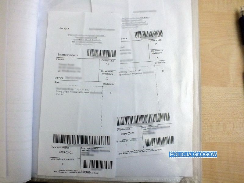 Drukował lewe recepty i kupował psychotropy