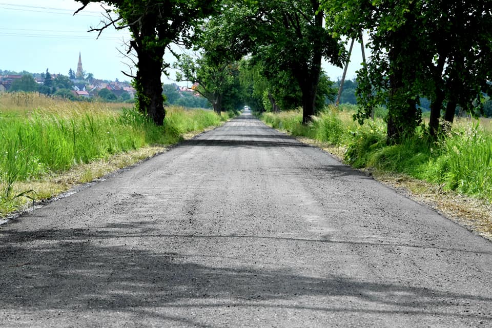 Droga do Przemkowa już naprawiona