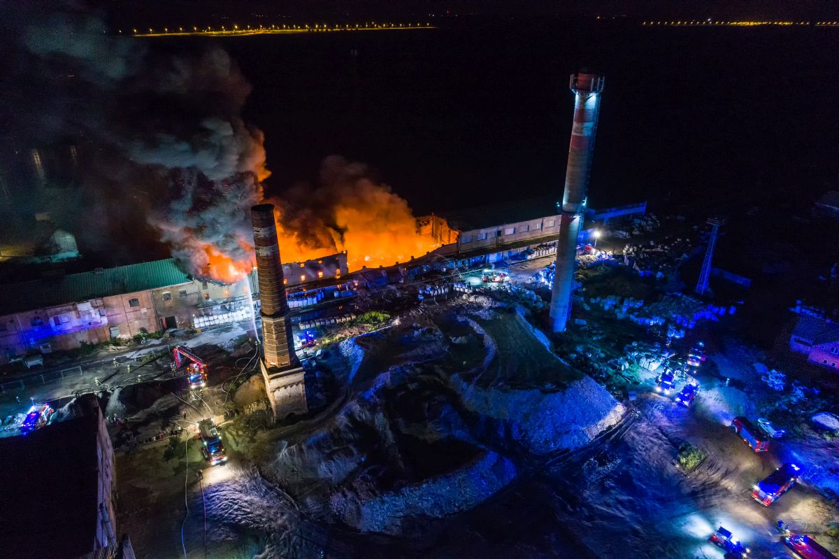 Kolejny pożar magazynów ECOGOLD (FOTO, WIDEO)