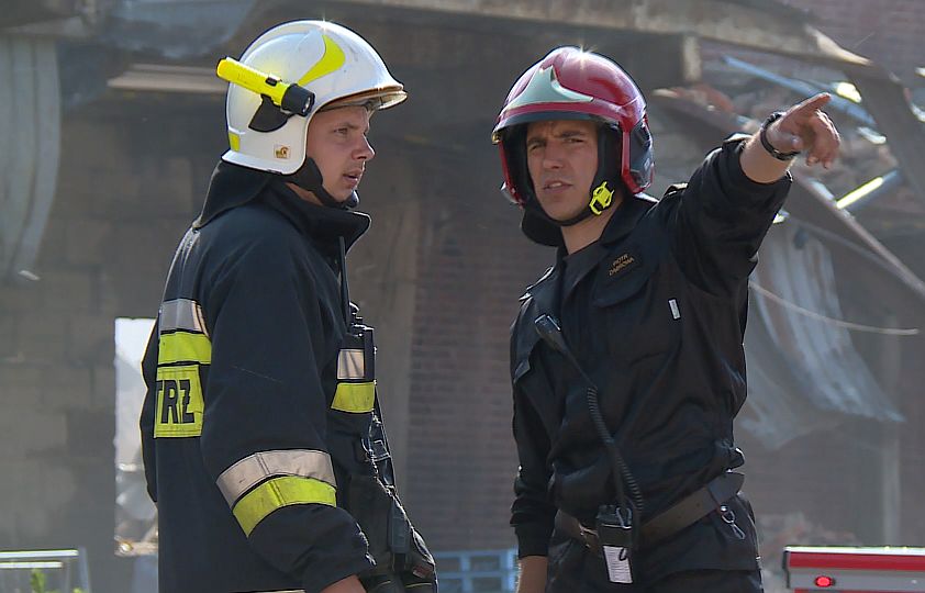 Pożar postawił na nogi całe województwo (WIDEO)