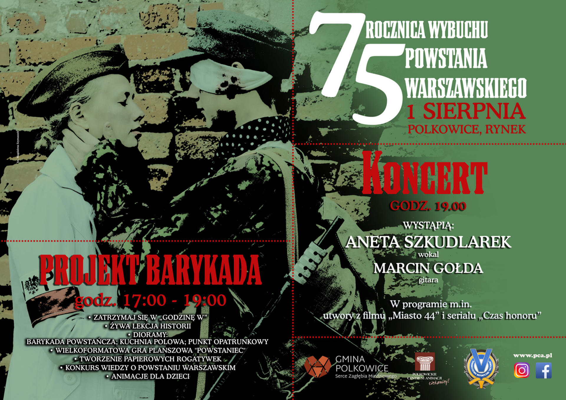 „Barykada” na polkowickim Rynku