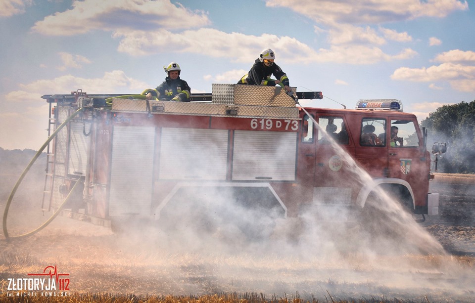 Plaga pożarów w powiecie złotoryjskim (FOTO)