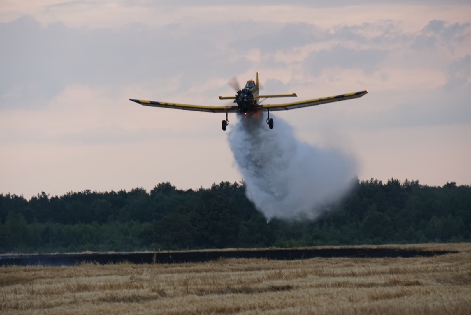 Kombajny w ogniu (FOTO)