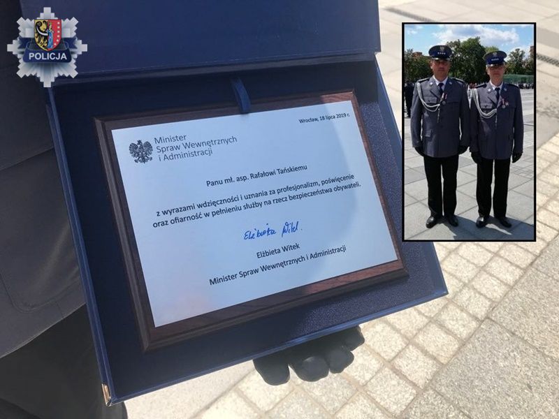 Polkowiccy policjanci wyróżnieni