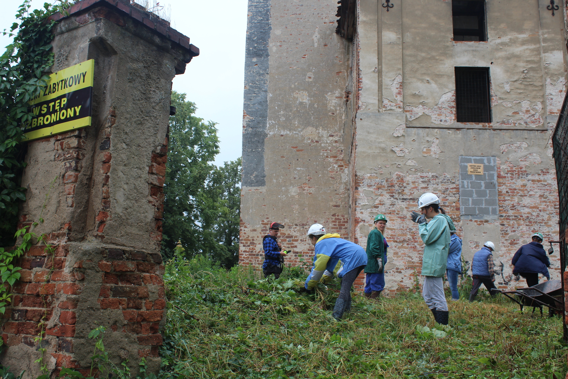 Sprzątali na zamku w Jędrzychowie (WIDEO, FOTO)