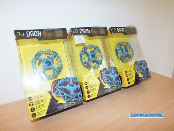 Ukradł zabawkowe drony ze sklepu