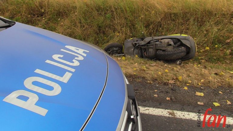 Jechał do pracy, trafił na SOR… (FOTO)