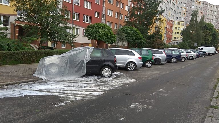 Kolejne auto spłonęło w Lubinie