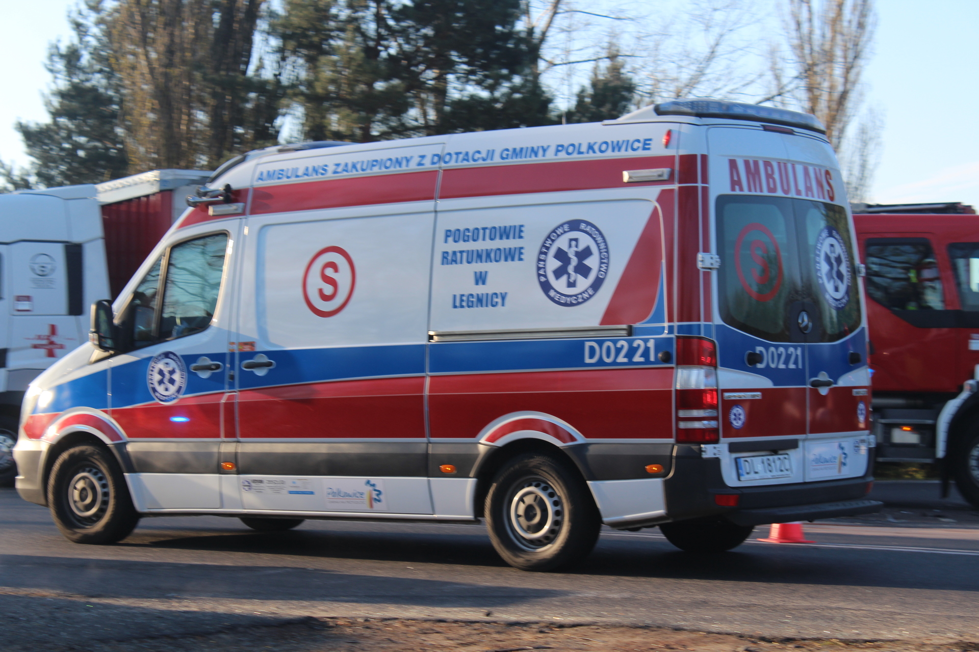 Zderzenie na S3 koło Polkowic. Kierowca pijany (AKTUALIZACJA)