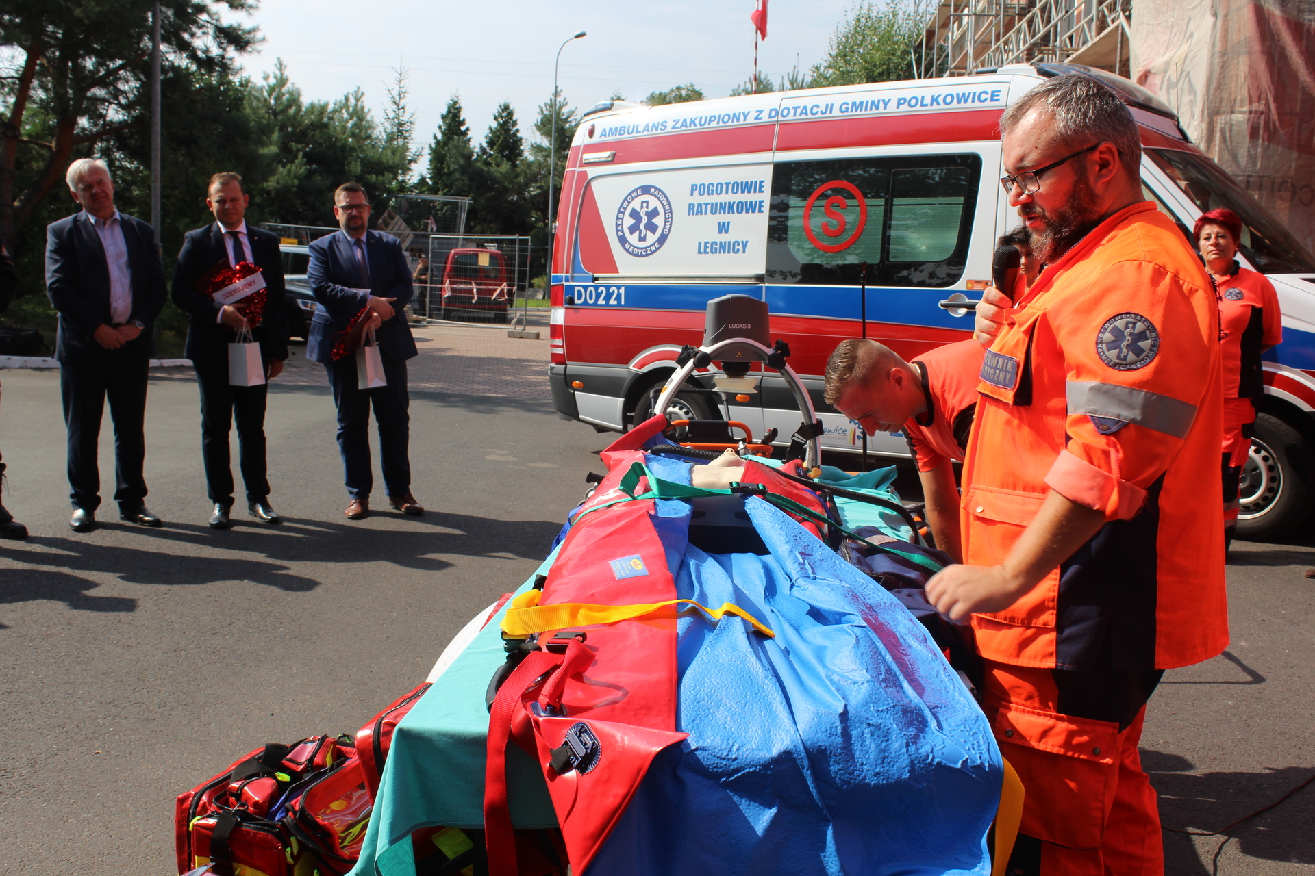 Nowy sprzęt dla polkowickiego pogotowia ratunkowego