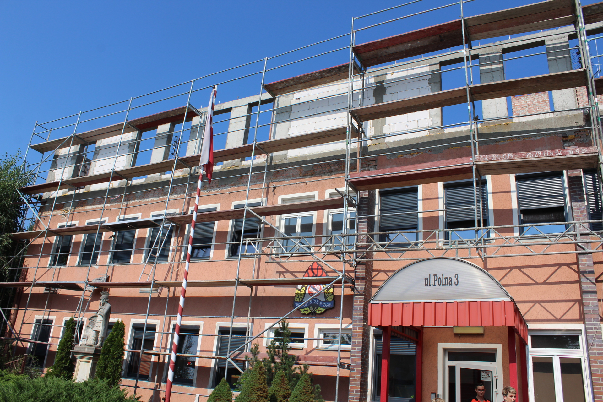 Polkowicka komenda powiatowa PSP rośnie (WIDEO)