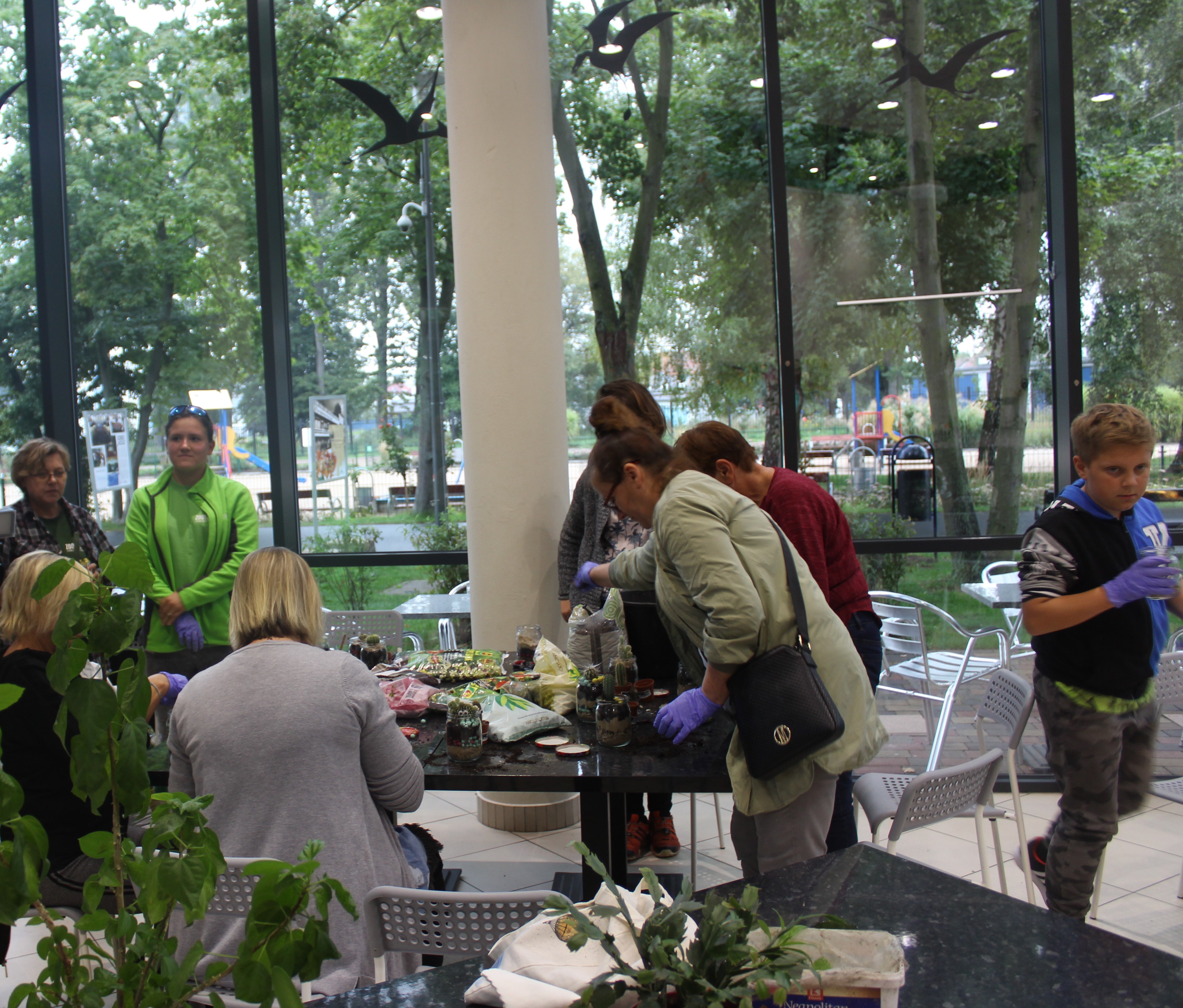 Wymieniali się kwiatami w lubińskim zoo