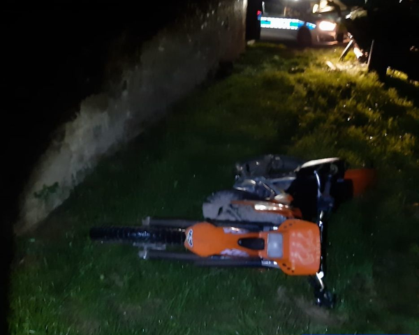Nocny pościg za motocyklistą