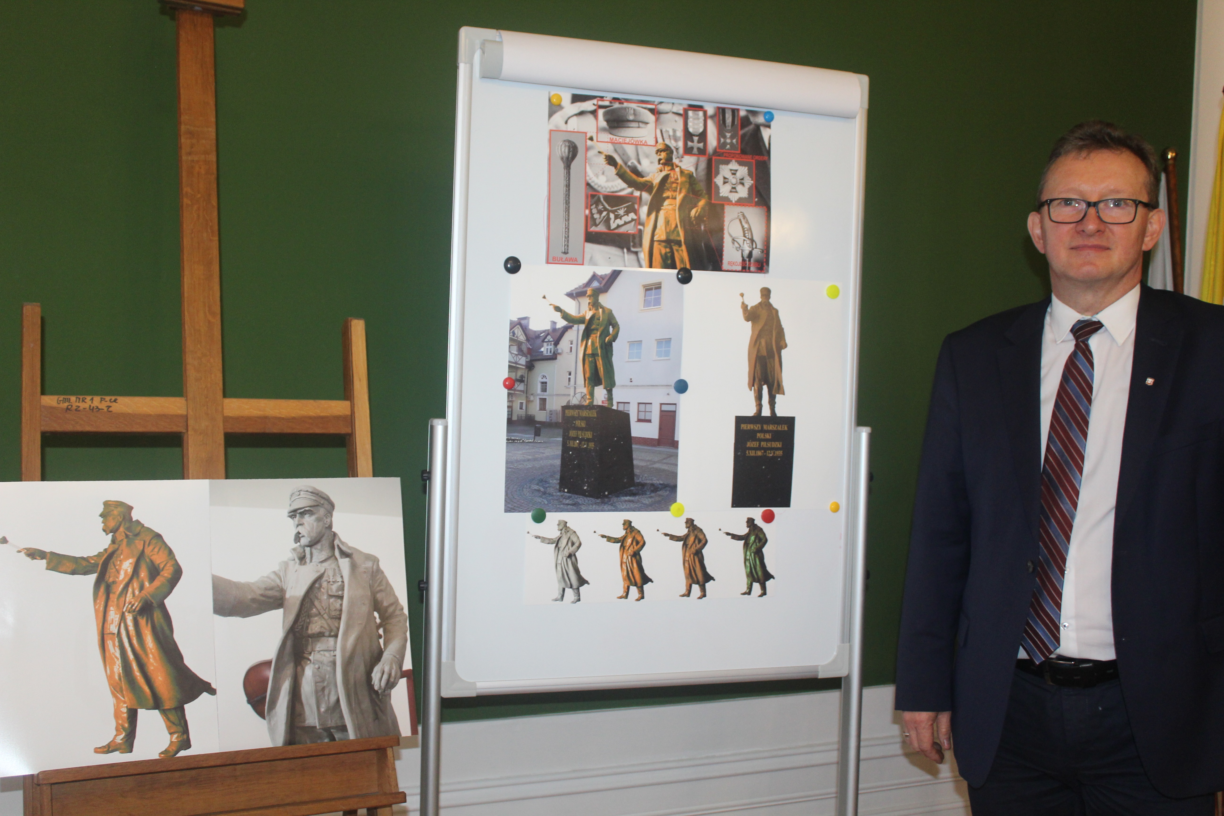 Pomnik marszałka Piłsudskiego stanie w pobliżu polkowickiego Rynku