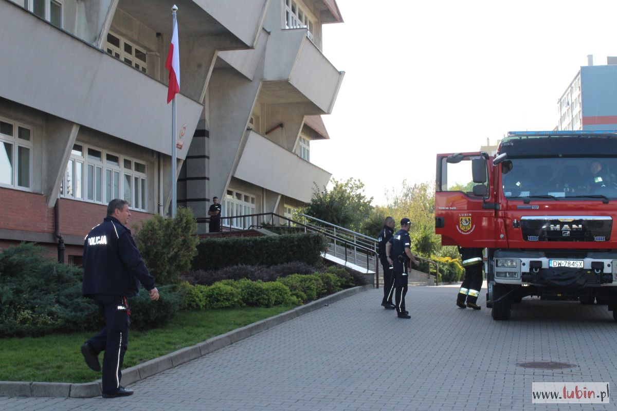 Alarm bombowy w lubińskim sądzie