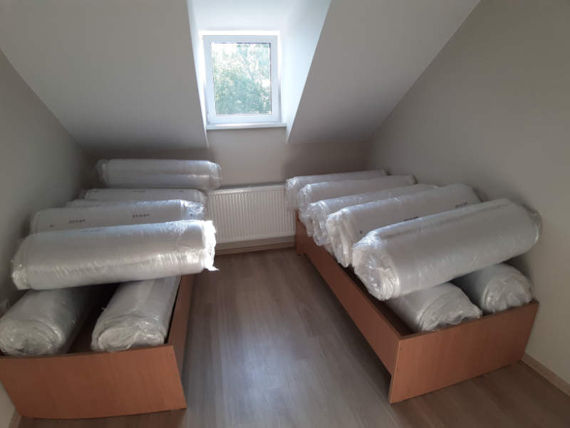 Materace trafiły do przytuliska w Żukowicach