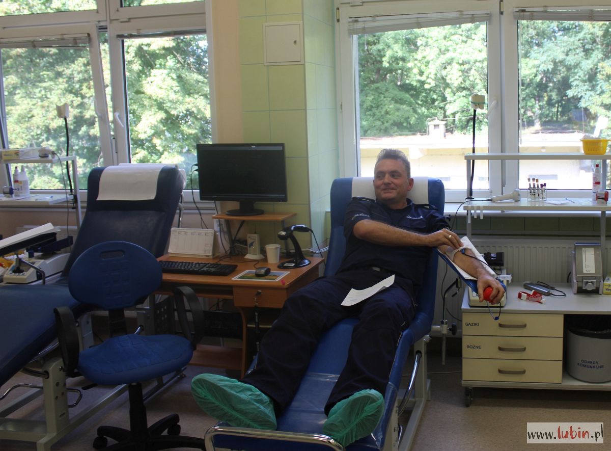 Lubińscy policjanci oddali krew