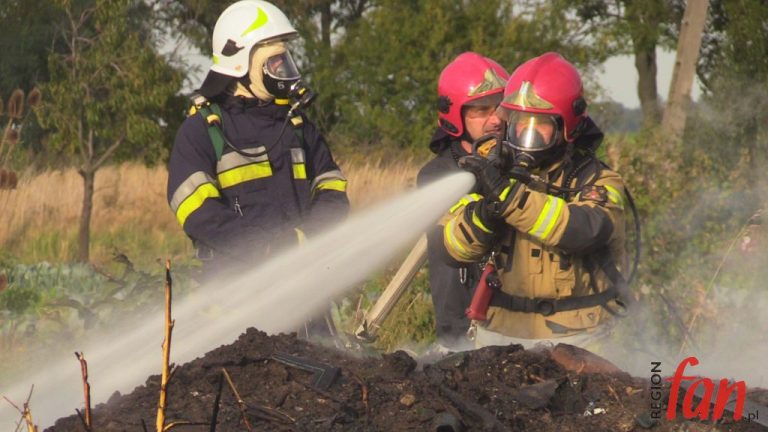 Osiedlowe śmietnisko stanęło w ogniu (FOTO)