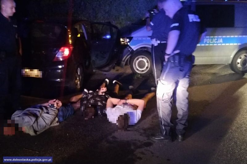 Ścigali go policjanci z dwóch powiatów