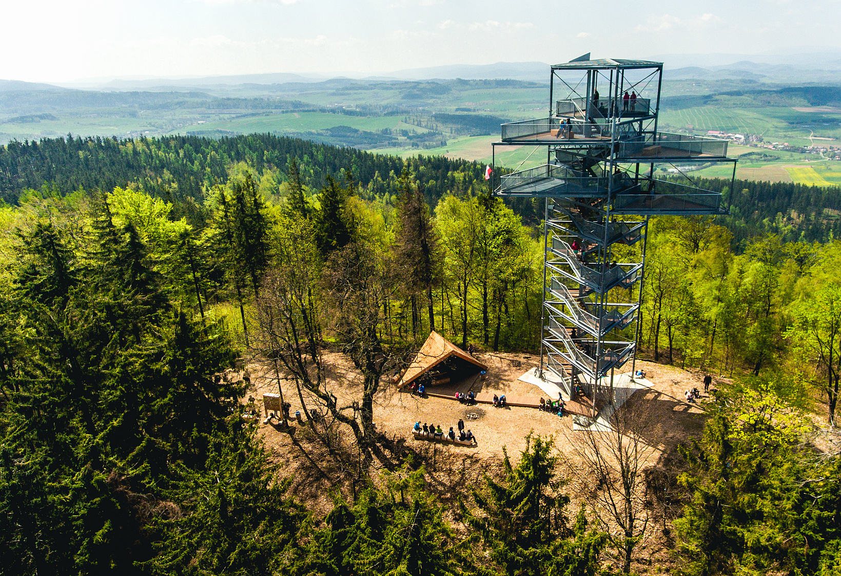 Widok z wieży na Trójgarbie zachwyca!