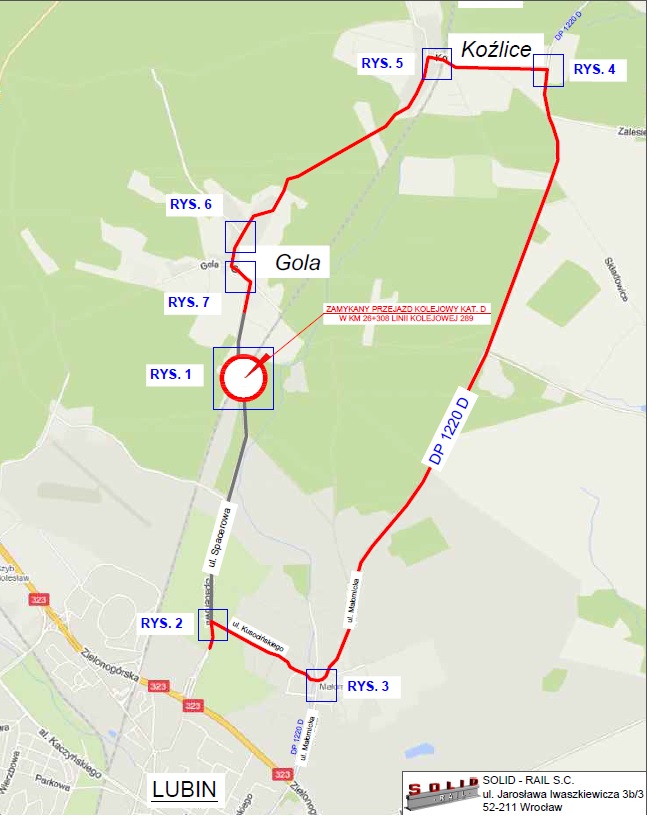 Objazdy w związku z remontem przejazdu