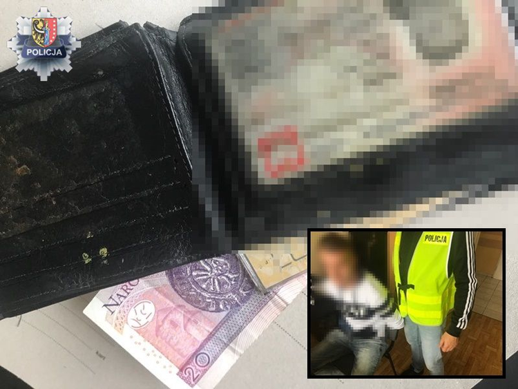 Zabrał portfel z pieniędzmi, by… spłacić długi