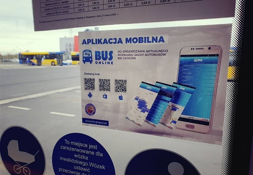 Znajdź autobus w telefonie
