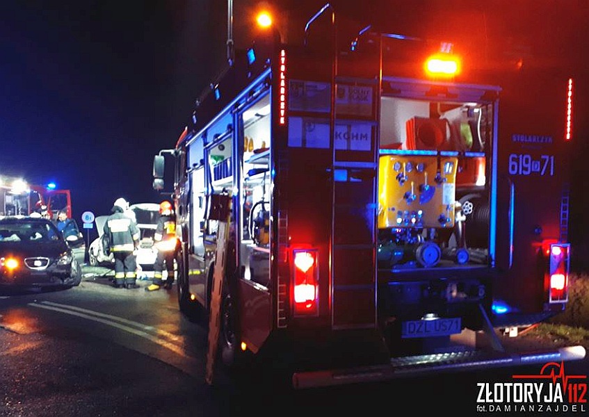 Wypadek w Zagrodnie. 3 osoby w szpitalu