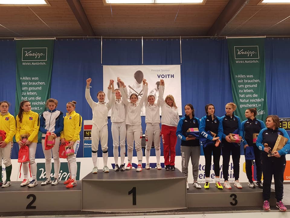 Lubińscy szermierze na Pucharze Europy