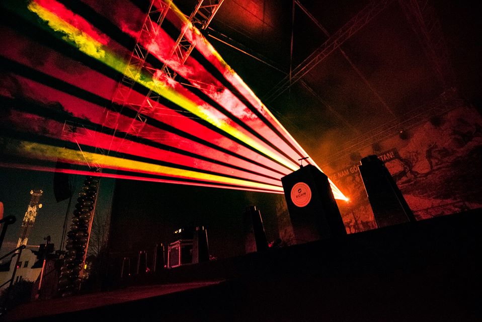 Sylwestrowy pokaz laserowy w Polkowicach