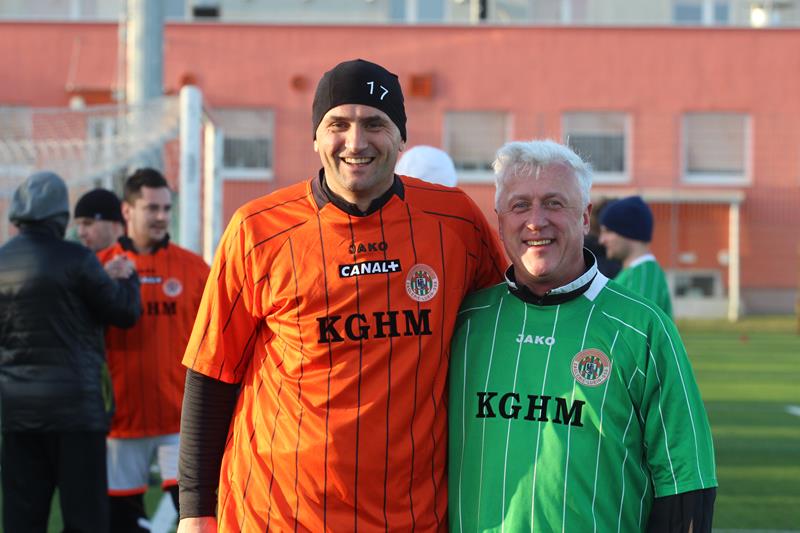 Noworoczny mecz Miedziowych przyjaciół z boiska