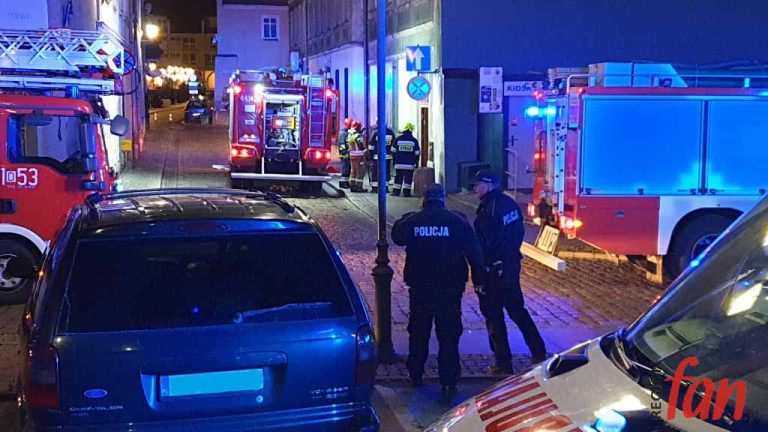 Pożar na Zamkowej (FOTO)