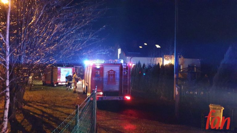 Pożar domu w Godziszowej (FOTO)