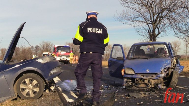 Czołówka w Koiszkowie – droga z Legnicy do Jawora zablokowana (FOTO, WIDEO)