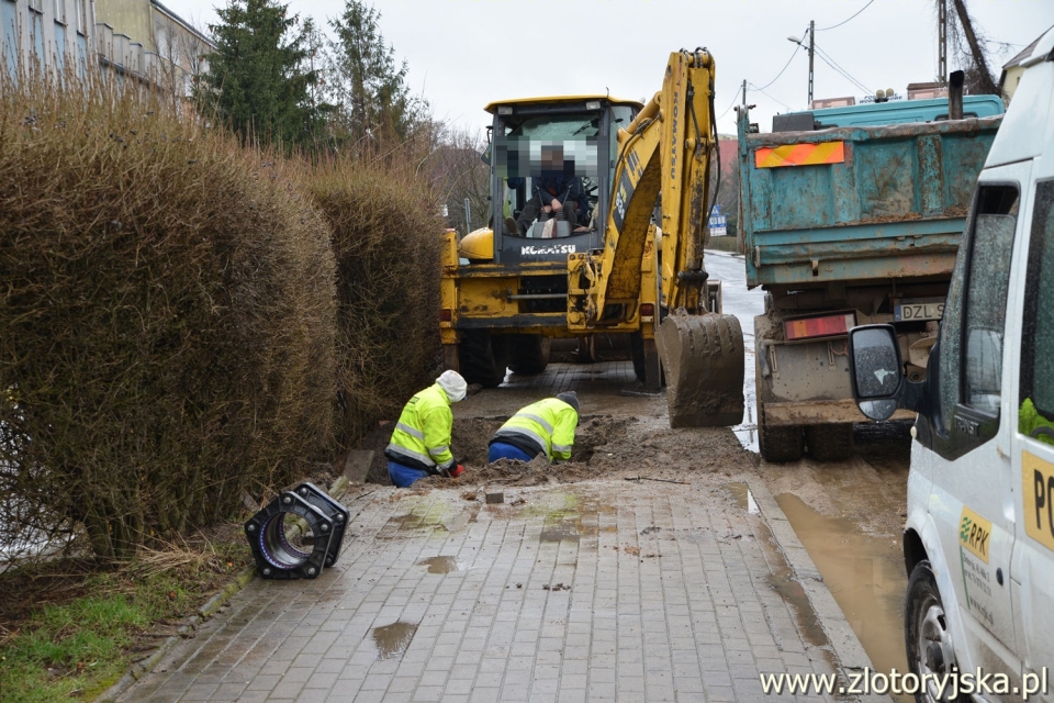 Awaria wodociągu w Złotoryi. Część mieszkańców bez wody