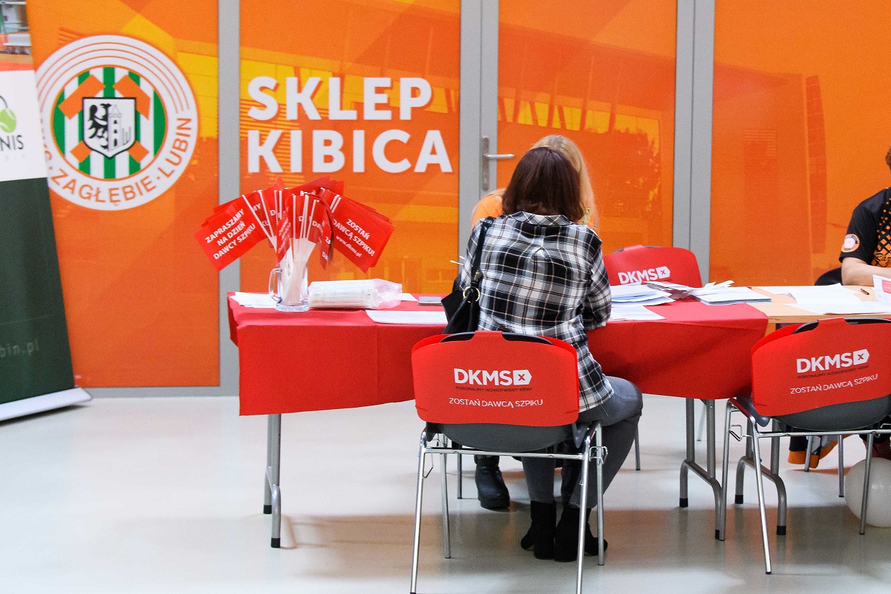 DKMS na meczu Polska – Rumunia