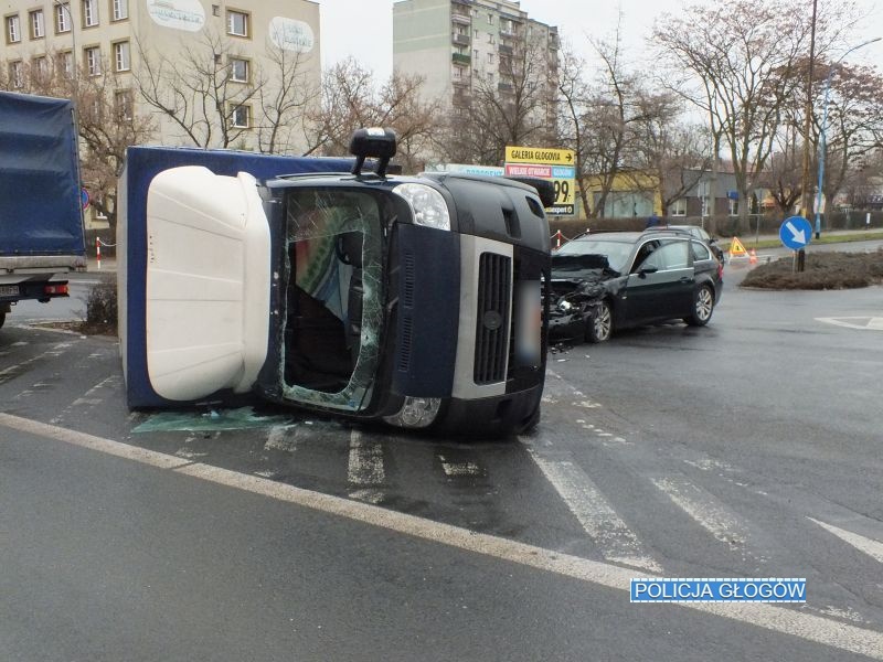 Nie udzielił pierwszeństwa na skrzyżowaniu