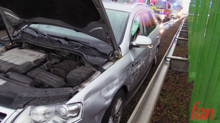 Kolizja na A4 w kierunku Wrocławia (FOTO, WIDEO)