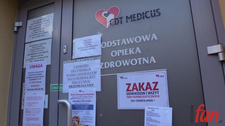 Zakłócone prace jaworskich przychodni (FOTO, WIDEO)