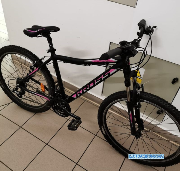 Rower odzyskany, złodziej zatrzymany