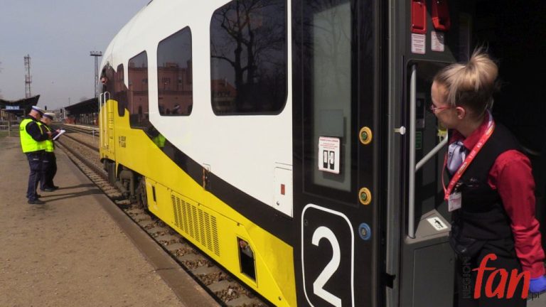 Policjanci kontrolują podróżnych (FOTO, WIDEO)