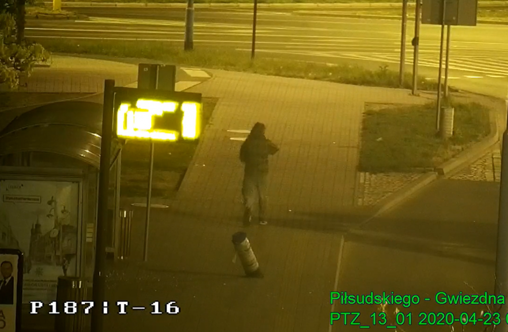 Wandal zatrzymany dzięki miejskim kamerom