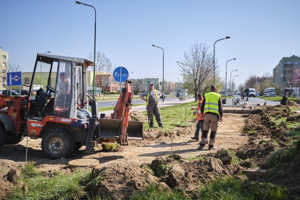 Ulica Sikorskiego w przebudowie (FOTO)