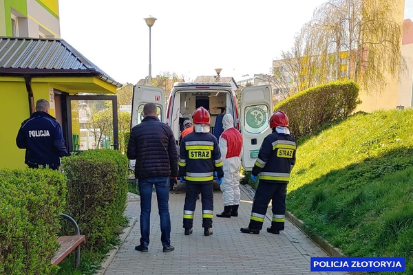 Nie dawał oznak życia. Powiadomiono straż i policję