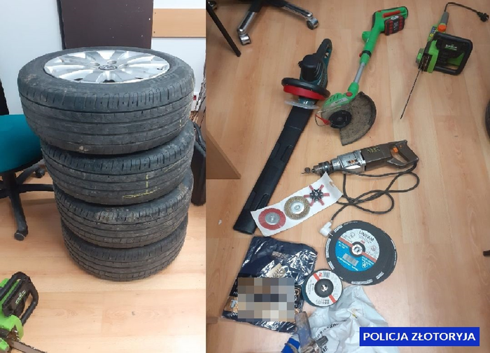 16-latek i spółka włamywali się do altanek