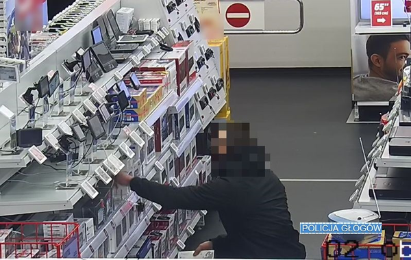 Przez trzy miesiące regularnie kradł. W końcu wpadł