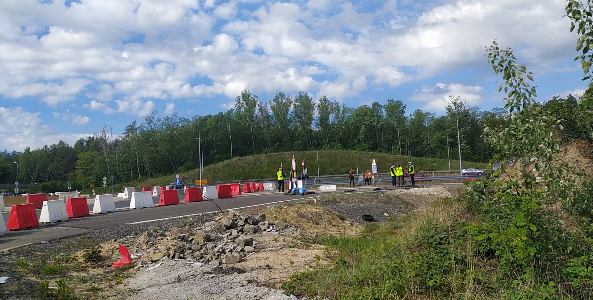 Motocyklista zginął na drodze serwisowej do Polkowic