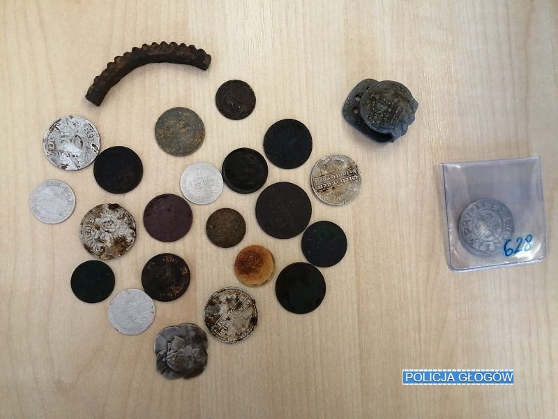 Poszukiwacz zabytków w rękach policji