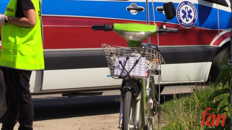 Potrącono rowerzystę. Poszkodowany czuje się dobrze (FOTO)